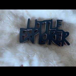 Little explorer wall decor nursery